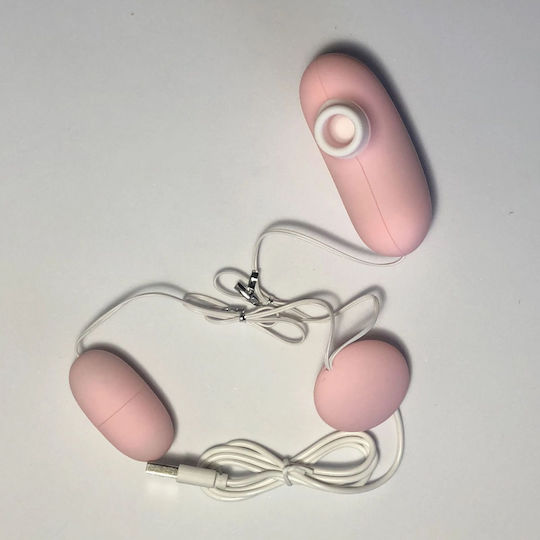 Lilo Γυναικείο Διπλό Dildo Αθόρυβο Ισχυρό Δονούμενο Usb Αναρροφητικό Dildo