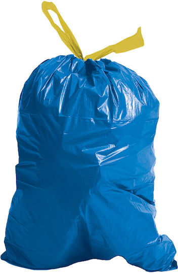 Etplast Trash Bags with Drawstring Aromatic Economy Giga Pre-cut Blue Pack of 500 70x95cm