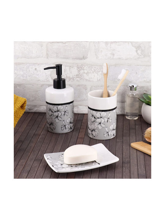 Cup Holder Ceramic Gray