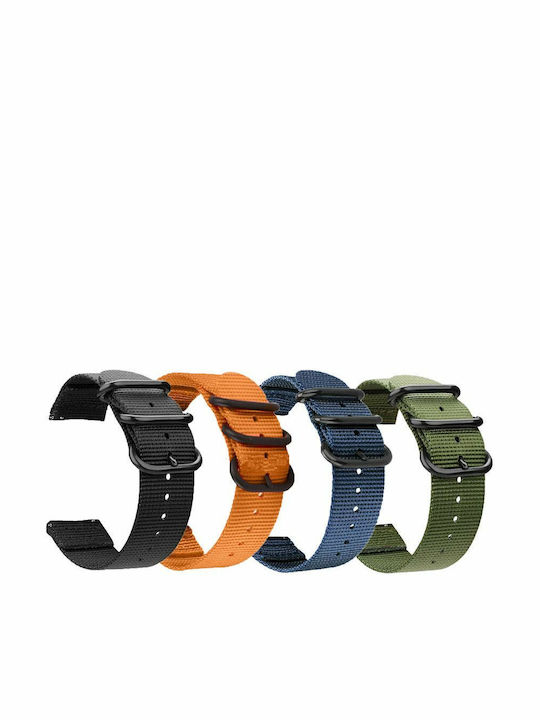 Fabric Strap Easy Click 0512 Black 20mm Fabric Strap Easy Click 0512 Black 20mm