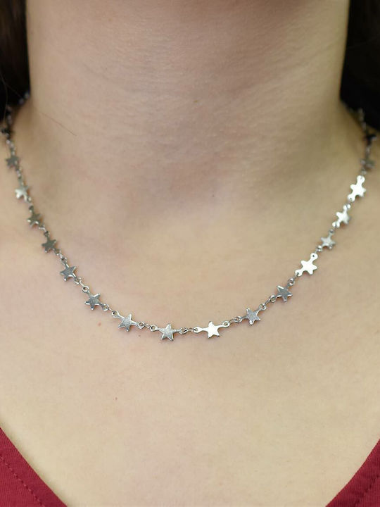 Allstar Chain Silver 6mm Stainless Steel Necklace 316l 45 Cm