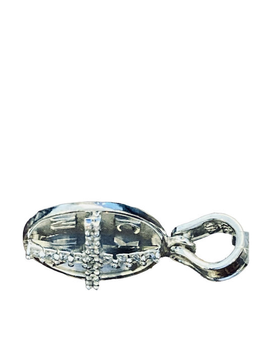 K9 White Gold Constantine Double-Sided Necklace