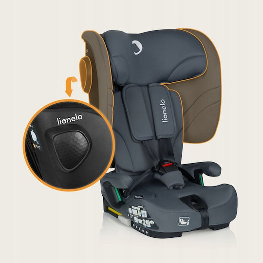 Lionelo Nelly Baby Car Seat i-Size with Isofix Black Carbon 9-36 kg