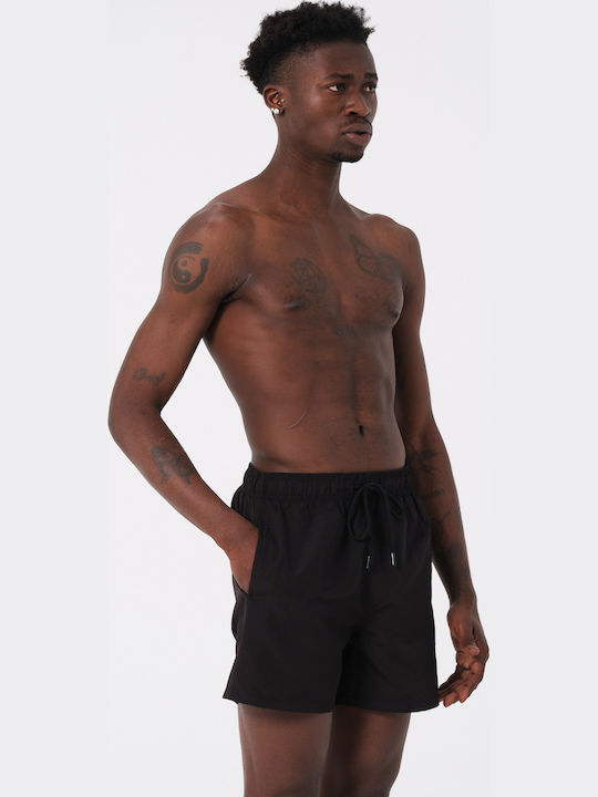 Costume de Baie Bărbați Pantaloni Scurți Negru