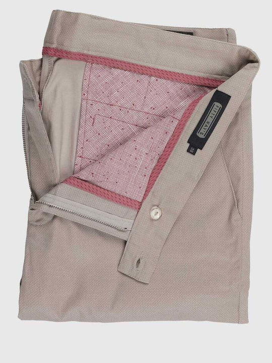 Pantaloni Chino Elastic Beige