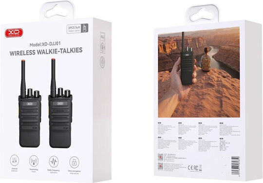 XO DJJ01 Stație Walkie Talkie 2W fără Ecran Set 2buc