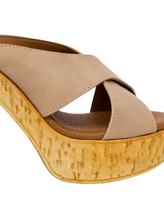 Leather Sandals Pink