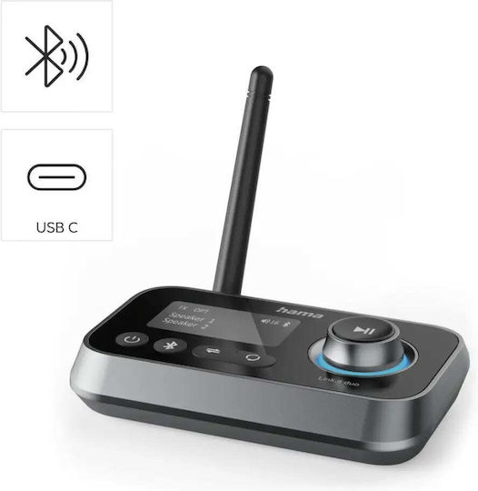 Hama Bluetooth Adapter "link.it Duo" Transmitter Receiver 205322