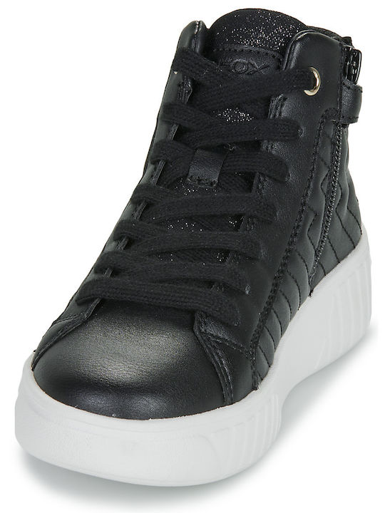 J Mikiroshi Anatomic Kids Ankle Boots with Zipper Black