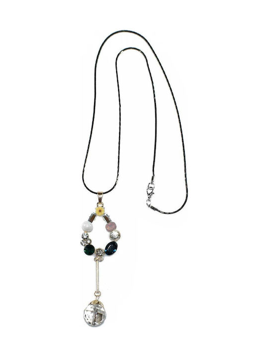Halskette Für Bijou Messing Goldene Kristalle Perlen Bz-nk-00132