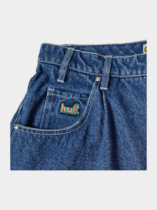 Ανδρική Βερμούδα Τζιν Stone Washed Indigo