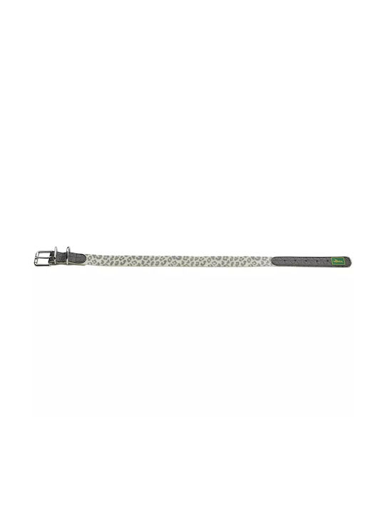 Hunter Hundehalsband Komfort Reflex Leuchtend Weiß L Sterne