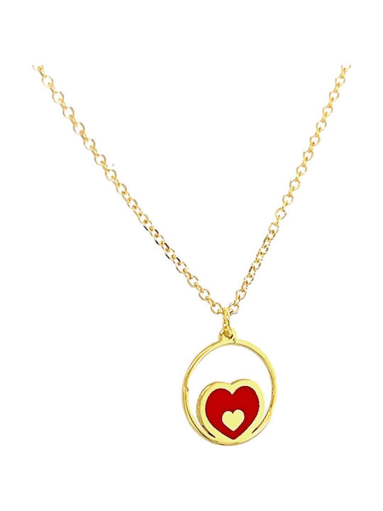 Necklace Chain Gold 14K Enamel Nk_χκ4906