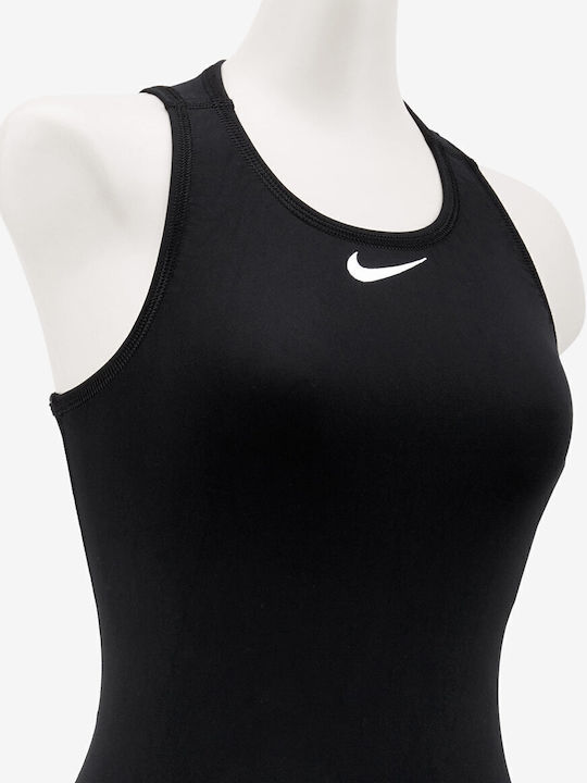 Costum De Baie Întreg Sport Cu Fermoar Negru
