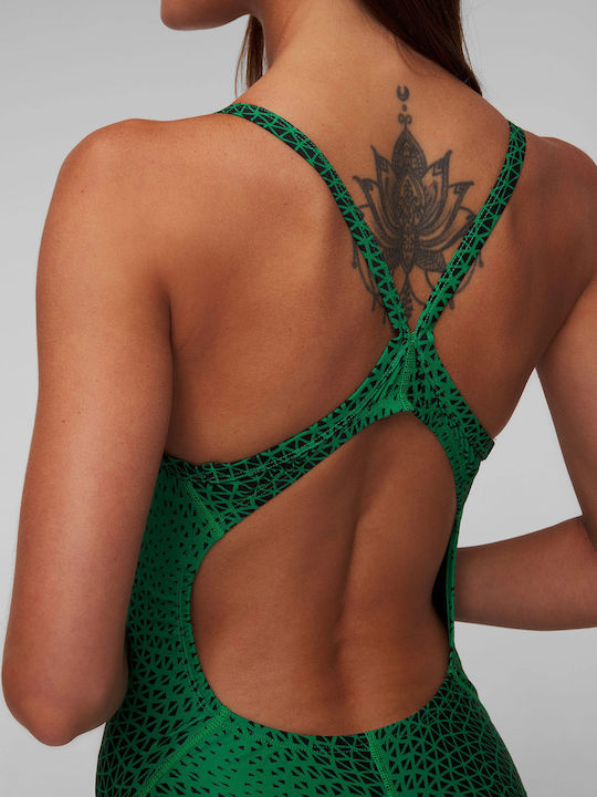 Hydrastrong Delta Racerback Αθλητικό Ολόσωμο Μαγιό Πράσινο