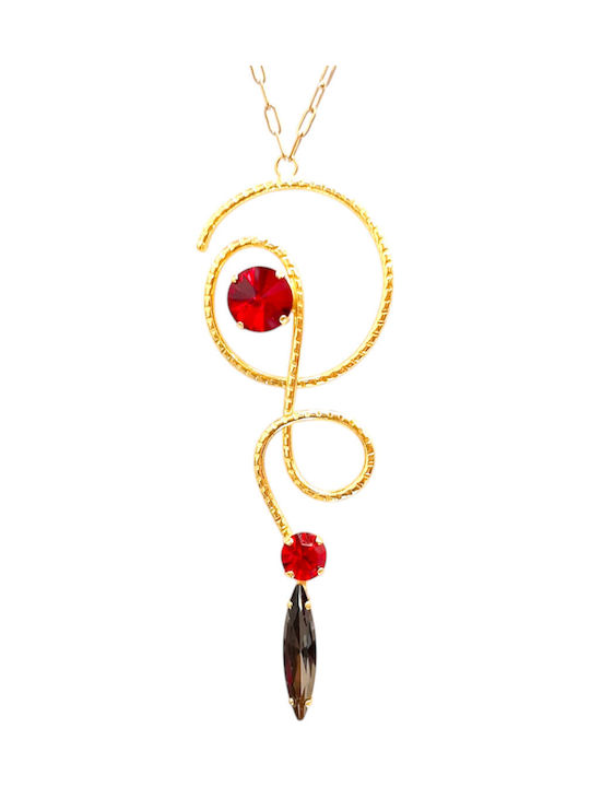 W'el Woman's Elegance Κολιέ από Επιχρυσωμένο Ατσάλι W'el Woman's Elegance Κολιέ από Επιχρυσωμένο Ατσάλι