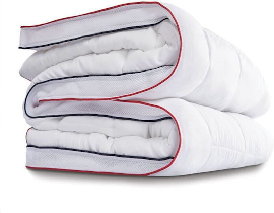 Cottonbox Pilotă Single cu Umplutură Microfiber 155x215cm Alb 300 g/mp²Gsm