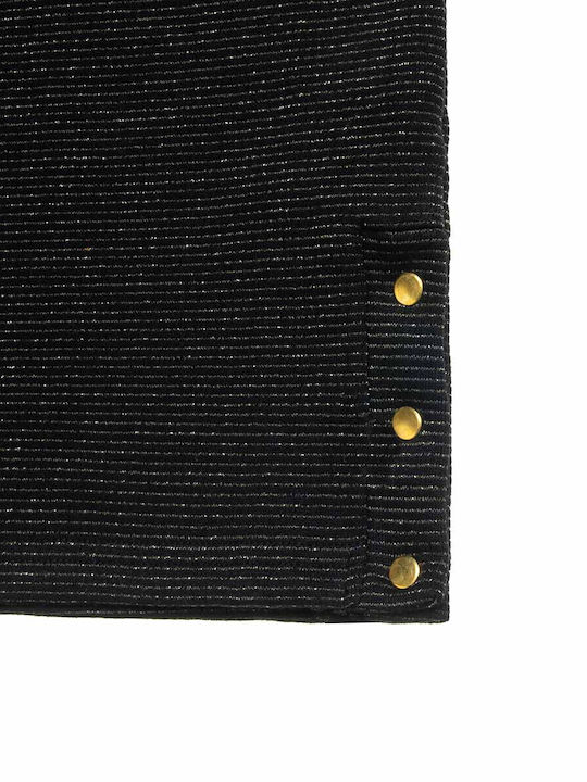 Kinderkleid Mädchenkleider Langärmelig mit Zubehör Schwarz
