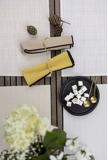Winkler Fabric Placemat White 45x33cm Winkler Fabric Placemat White 45x33cm