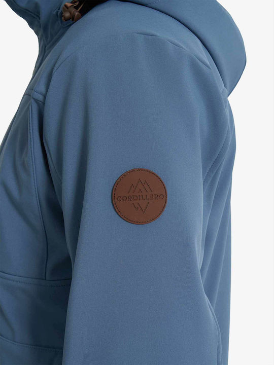 Winter Jacket Softshell Waterproof and Windproof  Blue