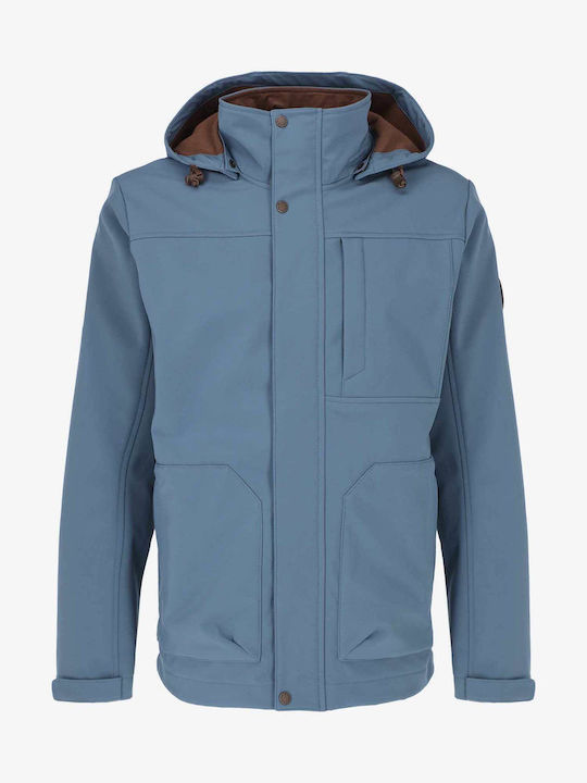 Winter Jacket Softshell Waterproof and Windproof  Blue