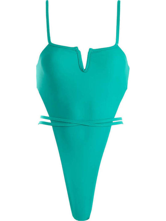 Gigi Costum De Baie Întreg Turcoaz