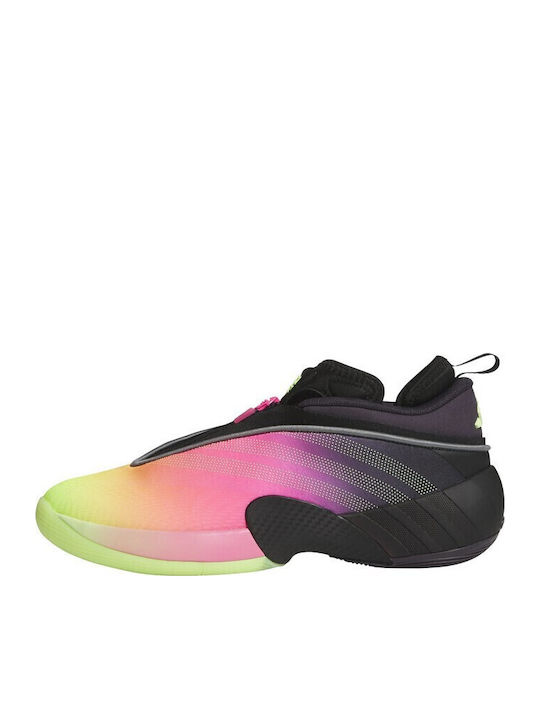 D.O.N. Issue 7 Χαμηλά Μπασκετικά Παπούτσια Aurora Black / Lucid Pink / Hi-res Yellow