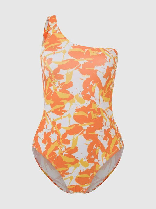 Tropic Asy Badeanzug Blumen Orange