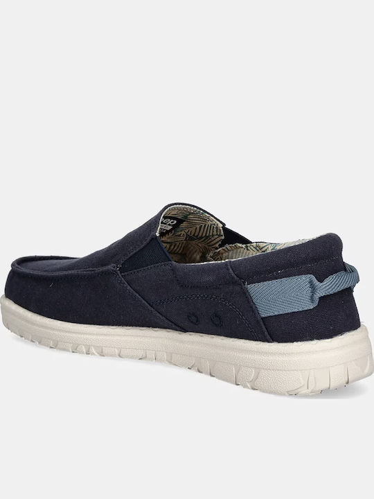 Πάνινα Ανδρικά Slip-On Μπλε