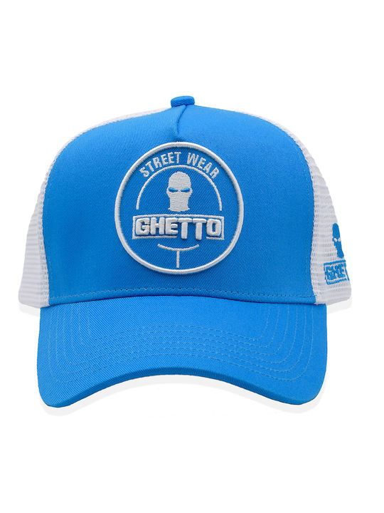 Ghetto Street Wear Logo 3D Stickerei Miami Blau Kappen Ghetto Street Wear Logo 3D Stickerei Miami Blau Kappen