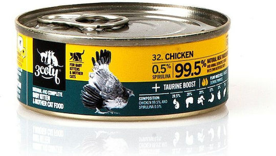 3coty Wet Food for Young Cats with Chicken Gluten-Free 80gr