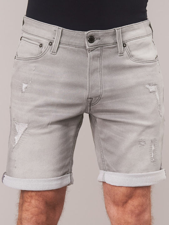 Men's Shorts Jeans Grey Denim