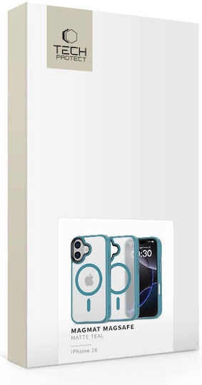 Tech-Protect Magmat Magsafe Back Cover Σιλικόνης / Πλαστικό Μπλε (iPhone 16)