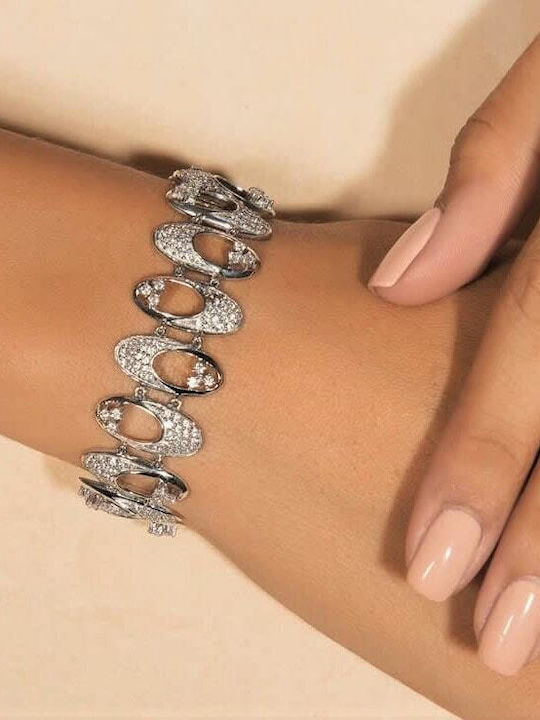 White Gold Women's Bracelet 14K Zircon Br11200040