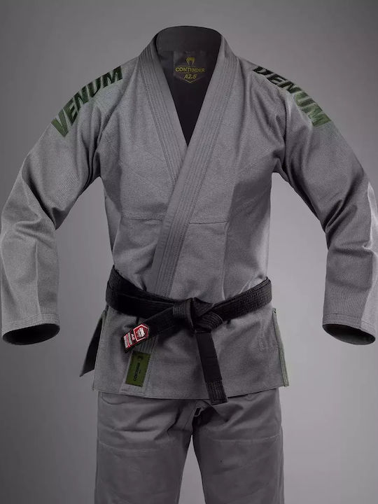 Venum Contender Evo Men's Brazilian Jiu Jitsu Uniform Gray