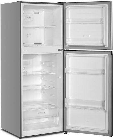 Inventor Ψυγείο Δίπορτο 197lt Total NoFrost Υ143xΠ55xΒ56εκ. Inox DPC143NFI
