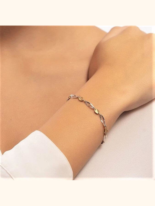Yellow Gold Women's Bracelet 14K White Gold Br11400384