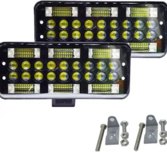 Комплект от 2 Foxmag24 LED фарове 198W SUV ATV трактор Jeep 2 фази