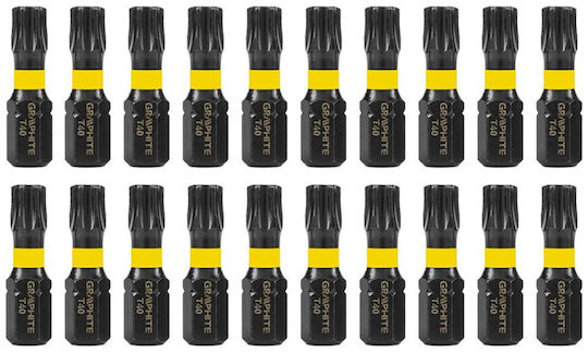 Biți de Impact Tx40 x 25 mm 20 Bucăți