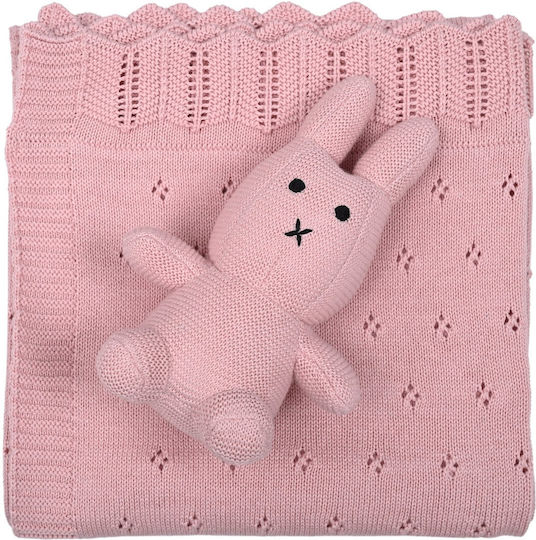 Liolios Home Babydecken Wickeltücher für Kinderzimmer 80x100cm 2 Stück