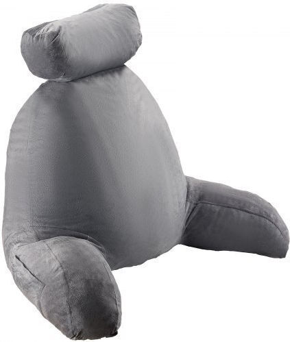 Vevor Velvet Travel Pillow Gray