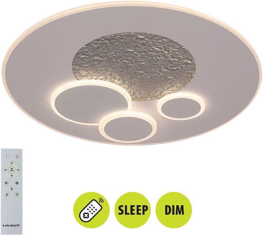 Led Φωτιστικό Οροφής Alis Λευκό 64watt Ασύρματο Τηλεχειριστήριο Cct Viv005173 Led Φωτιστικό Οροφής Alis Λευκό 64watt Ασύρματο Τηλεχειριστήριο Cct Viv005173