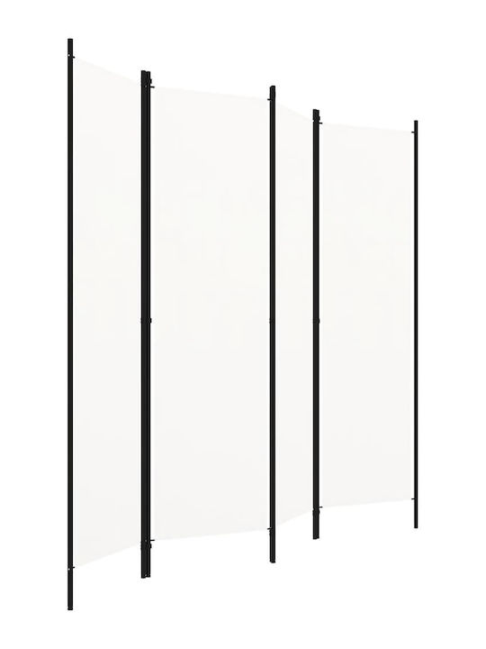 vidaXL Decorativ Paravan Metalic cu 4 Panouri 200x180cm