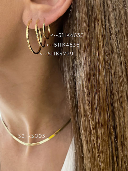 Cercei Aur 14k Dolce Vita Cercel 2cm