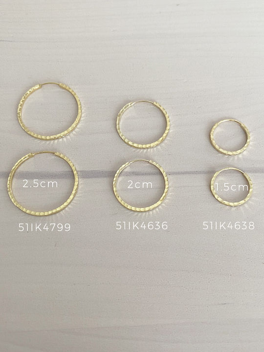 Cercei Aur 14k Dolce Vita Cercel 2cm