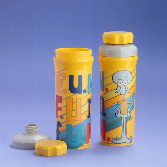 Koziol Kids Water Bottle Plastic Olli Spongebob Squidward 500ml