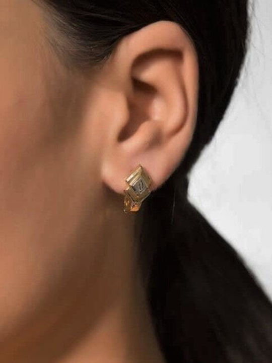 Women's Earrings Yellow Gold 14K White Gold Sk11400286