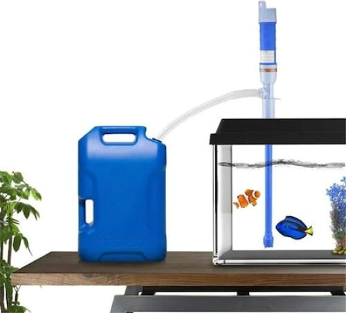 Foxmag24 Pompă Electrică de Transfer Lichide cu Baterii Capacitate 6l/min Lungime Furtun de Distribuție 55 Cm