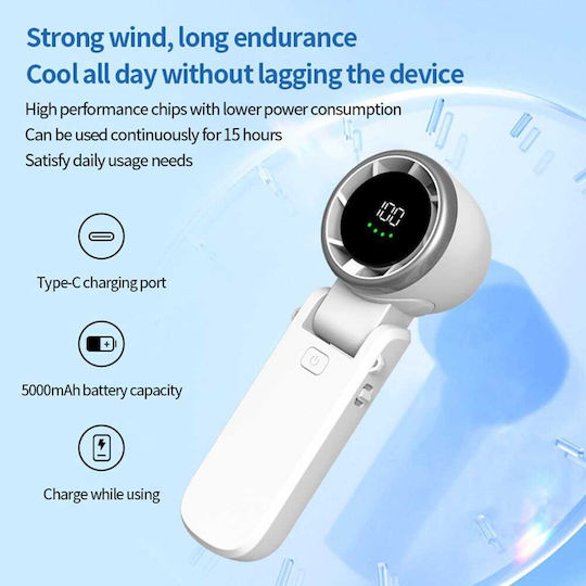 Techsuit Fan Handheld USB Schwarz