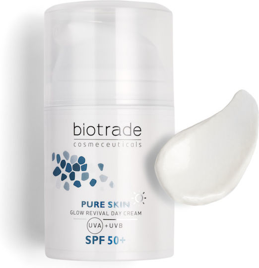 Biotrade Pure Skin Glow Revival Licht Creme Gesicht Tag mit SPF50 50ml